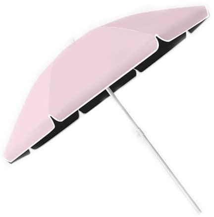 Ombrellone portatile da 1,8 m, protezione solare UPF50+, per mercati all'aperto e spiaggia, 2,7 m, protezione solare compatta, leggera e facile da trasportare