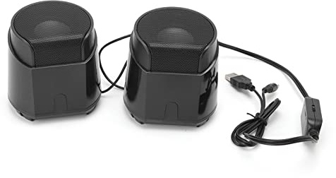 Altoparlante D2 alimentato tramite USB, altoparlante cablato portatile per la casa con subwoofer, altoparlanti multimediali per computer, telefono, laptop, audio surround stereo