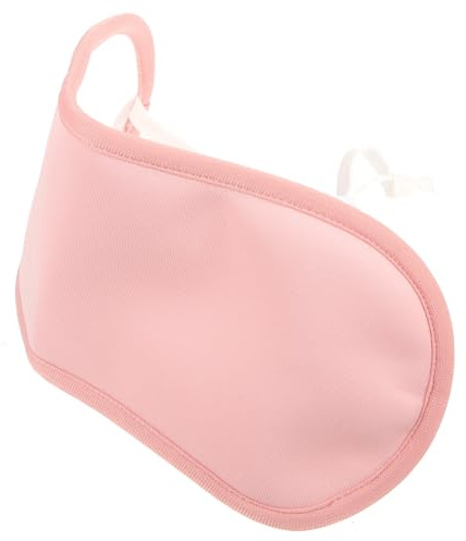 IWOWHERO Wiederverwendbare Halspackung mit Rizinusöl für Frauen Einfache Anwendung aus Stoff für Entspannenden Schlaf in Rosa