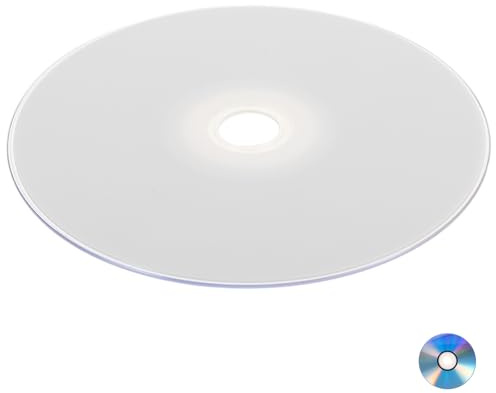 FRCOLOR Disco CD RW de Alta Capacidad para Grabar Música y Audio, Disco Grabable Ligero de Plástico Adecuado para Almacenamiento y Grabación Profesional