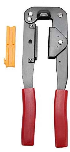 herramienta idc + Crimpadora de cable Akozon - Alicates de crimpado para cable plano para computadora
