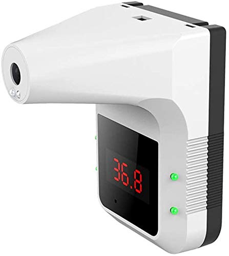 Wall-Mounted Infrared Thermometer, Bprtcra Automatic Hands Free Body Thermometer Body Temperature Scanner, Non-Contact Infrared Forehead Body Temperature Gauge, Offices Restaurants Schools Factories