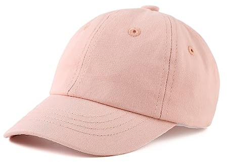 XIAOHAWANG Berretto da Baseball Classico per Bambino Ragazza Ragazzo Sole Cappello Primavera Estate Autunno Bambino Cappello (Rosa, 48cm)
