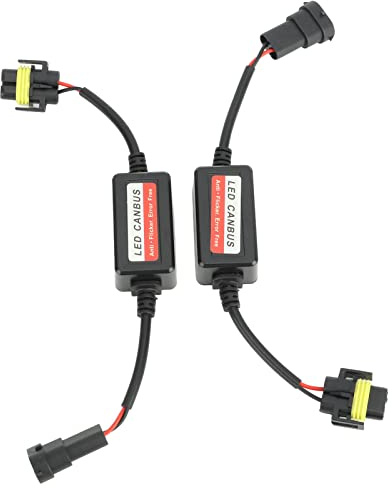 H8 H9 H11 LED Canbus-Decoder, Anti-Flimmer-Widerstand-Decoder, Verschleißfest, Universell, Fehlerfrei für Nebelscheinwerfer