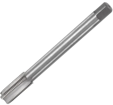 QUARKZMAN Metrisches Gewindebohrer M14 x 1.5 H2 Linksgewinde 130mm Extra langer gerader Flöten-Gewindeschneidwerkzeug für Schraubengewinde-Fräsmaschinen