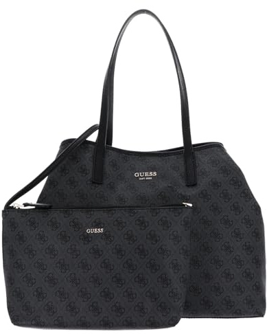 GUESS Damen Shopper Vikky II Large Coal