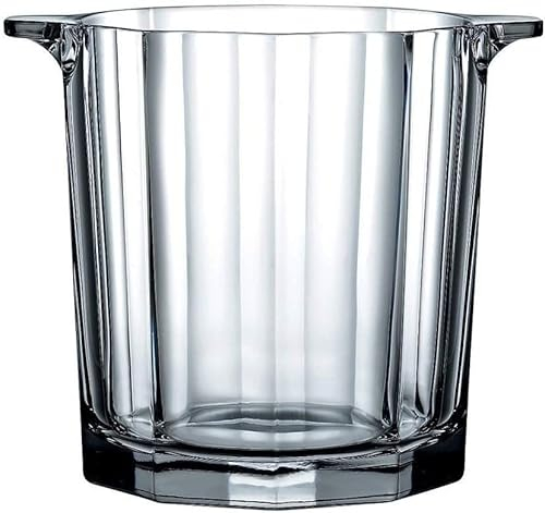 DDKYHU High Face Value Ice Bucket,Glass Ice Bucket,Wine Chiller Ice Cube Champagne Bucket Portable Beverage Bucket Cooler Party Ice Buckets/a/13 * 15Cm