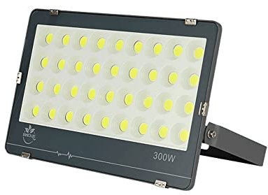 Proyector LED Creativo de 300 W para Exteriores, Resistente al Agua, con Brillo ultraalto para iluminación de Vallas publicitarias de almacén, Soporte Ajustable, luz LED de Aluminio Duradera para par