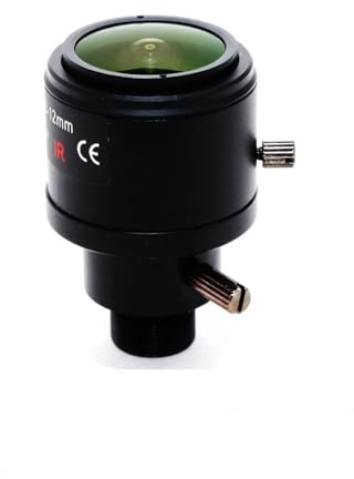 5 MP zoomobjektiv M12-fäste 2,8-12 mm 1/2,5 F1,4 med IR-filter med fast bländare manuell fokus och zoom for actionkameror(Lens Only)
