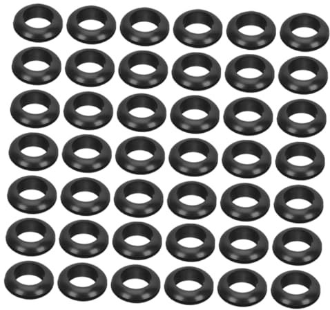 Mikikit 50 Piezas Cubierta de Goma para Tendedero Accesorios Antideslizantes para Ropa Protección para Interiores y Exteriores Instalación y Prevención de Daños
