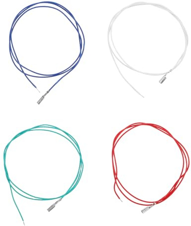 ELAYARD Cable de Cobre para Fonógrafo y Tocadiscos 4 Piezas, Accesorio de Repuesto Fácil de Conectar y Compatible Equipos de Audio