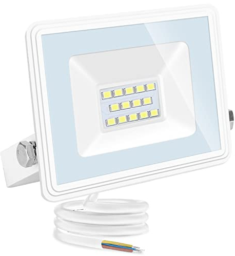 Aigostar Foco LED Exterior 50w,4300LM Foco Proyector LED,IP65 Impermeable Luz de Seguridad,Natural 4000K Luces led exterior, Para Jardín, Patio,Garaje, Paquete de 6