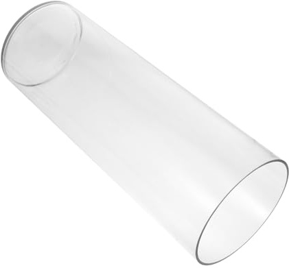 Homoyoyo Paragueros de Acero Inoxidable, Cubo para Guardar Paraguas de Pet Transparente, Redondo, para Entrada y Apartamento, Moderno y Decorativo