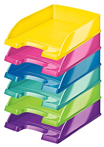 Leitz Wow Serie (Farbe: Sortiert, Briefablage | 6 Stück)