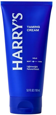 Harry's Crème capillaire pour homme avec tenue douce et finition naturelle – 150,8 ml – L'emballage peut varier