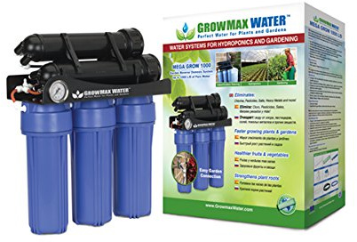 Weedness Mega Grow 1000 - Impianto ad osmosi inversa, filtro dell'acqua, impianto di osmosi, rubinetto per acquario, acqua potabile, filtro da giardino, osmosi