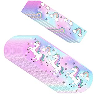 60 Individually Wrapped Children’s Unicorn Plasters – Breathable, Flexible and WASH Proof