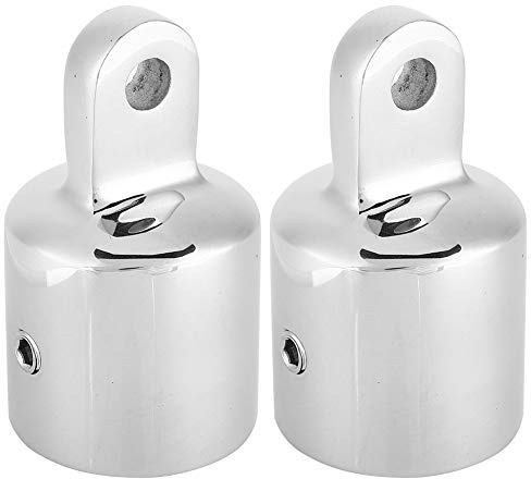Tiiyee Abdeckkappe für Bimini-Armaturen für Marineboote, Bimini-Top-Hardware aus Edelstahl, Riemen, Öse, Endkappe, Verbindungskappe, 7/8 Zoll