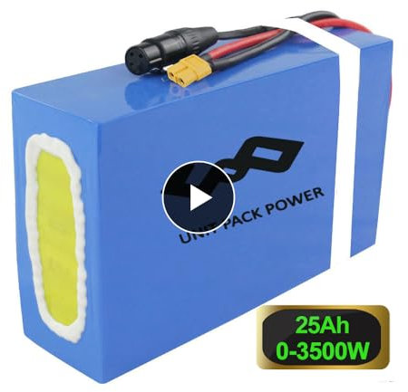 Unit Pack Power 72V 25Ah Li-ION Batterie - Batterie de vélo électrique pour 2000W 2500W 3000W E- Scooter Ebike Motor - Litio Batterie Ebike kit de Conversion ebike Batterie