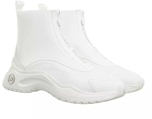 Michael Kors DARA Zip Bootie, ankelboots för kvinnor, Optic White, 42.5 EU, Optiskt vitt, 42.5 EU
