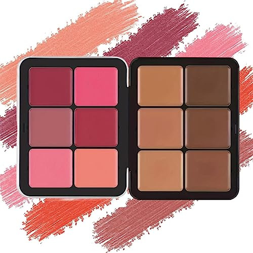 Kit correttore palette creme | Correzione Contour Cream Concealer Palette - Crema Contorno Correttore, Palette Trucco Impermeabile Per Donna, Trucco Copertura Completa Per Tutti I Tipi Di Pw tools