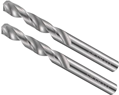 CoCud Solide Carbure Foret Mèches, 3,85 mm Diamètre, K35 Tungstène Carbure Précision Mini Torsion Foret Mèches - (Applications: pour Inox Acier Alliage Métal), 2-Pièces