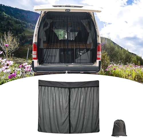 Zanzariera per portellone posteriore per Transit Custom, Auto Zanzariera Magnetica Rete anti-insetti per portellone auto Protezione Solare zanzariera porta camper per F-ord Transit Custom