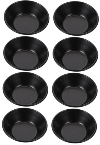 TOPBATHY Kleiner Kuchenform Aus Kohlenstoffstahl Antihaft Tarteformen 8 Stück Für Eierkuchen Desserts Backformen Für Haushalt Und Familienessen