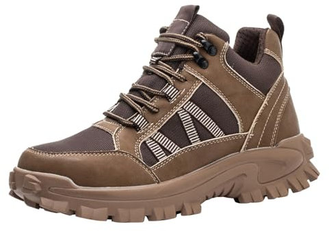 generisch Scarpe antinfortunistiche da uomo per saldatore leggere scarpe da lavoro scarpe antinfortunistiche uomo donna S3 alte scarpe da lavoro impermeabili stivali di sicurezza con punta in acciaio