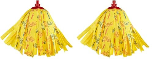 Vileda SuperMocio Soft Fiocco Ricambio, con il 30% in più di Microfibre, confezione da 2, adatto per il Sistema lavapavimenti Vileda SuperMocio, raccolta di sporco e capelli