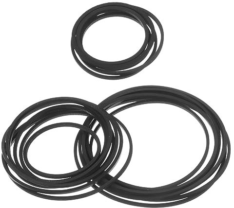 ifundom Courroies pour Enregistreurs à Cassettes 60 Pièces Courroies pour Lecteurs de Cassettes Courroies Carrées de 1 Mm pour Magnétophones Lecteurs de CD Lecteurs de DVD