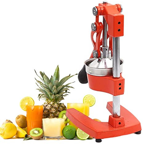 Exprimidor de cítricos, exprimidor manual de acero inoxidable, con brazo de palanca resistente para una extracción eficaz del jugo, ideal para uso doméstico y restaurante