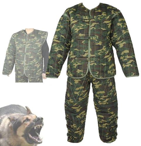 Professioneller Anzug mit Bissärmeln für Hunde, Hundetrainingsanzug, Schutzkleidung für Trainingshunde, verdickter, reißfester Bisskörperschutz, Trainingsanzug für Polizeihunde für Training