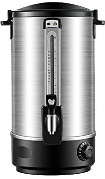 Dispensador de Bebidas Barril de Aislamiento Comercial, Cubo de Acero Inoxidable para Leche, té y Bebidas, dispensador de Agua Caliente, café, Leche, Zumo de Fruta, con Grifo (8 L)