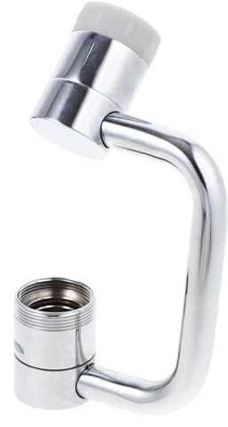 Tofficu Extensor De Grifo Giratorio Brazo Robótico, Ajustable, Anti Salpicaduras, Adaptador De 2 Modos, Para Lavabo y Cocina, Accesorio Multifuncional, Uso Diario