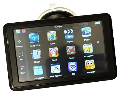Lurrose 5-inch Portable Car Gps Navigator Touch Screen Lcd Display for Trucks and Cars (us Canada)