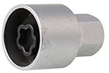 RLCJBMSUG Juego de Llaves de Vaso para Tornillos de Bloqueo de Ruedas, Llave de extracción de Tuercas de Seguridad de Ruedas para Series 1, 2, 3, 6 y 7.