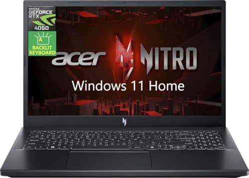 acer Nitro V 15.6 FHD Gaming Laptop, Intel Core i5-13420H, GeForce RTX 4050, 64GB RAM 1TB SSD, 128gb 9H Docking Station, Webcam, Wi-Fi, Backlit Keyboard, Bluetooth, Windows 11 Home, Black
