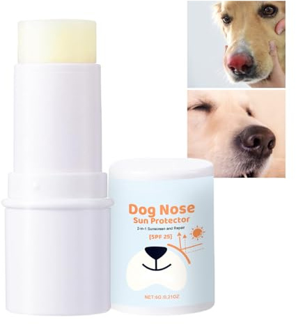 Sonnencreme für Hunde – 1,1 Zoll UV-Schutz | Feuchtigkeitscreme für Haustiere – Rundumschutz für empfindliche und trockene Haut, wasserabweisend, ideal für Camping