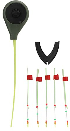 Puntas de Caña de Pesca en Hielo, Juego de 5 Piezas, Extensión Doble Engrosada, Accesorios para Pesca de Invierno, Verde