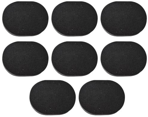 Esponjas Faciales de Limpieza Negra, 8 Piezas, para Maquillaje | Sponge, Limpieza Profunda y Poros, Elimina Exceso de Aceite y Maquillaje, Paquete de Ocho Unidades