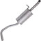 ATEC Germany 1x Endschalldämpfer Kompatibel mit SEAT IBIZA (6L1) (6J5, 6P1) (6J1, 6P5) (6J8, 6P8), SKODA FABIA 1 (6Y2) (6Y3), FABIA 2 (542), VW POLO (9N_, 9A_), POLO V (6R1, 6C1), POLO Van (6R)