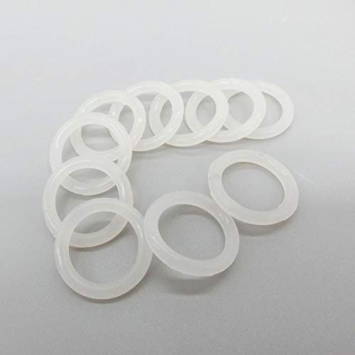 Sankuai O-Ring aus Silikon, Silikon, Dichtungsring OD 23/24/25/26/27/28/29/30/31/32/33 mm, lebensmittelecht, O-Ringe