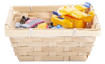 Square Bamboo Bread Tray Food Storage Wicker Christmas Hamper Retail Display Tray Small Basket (5)