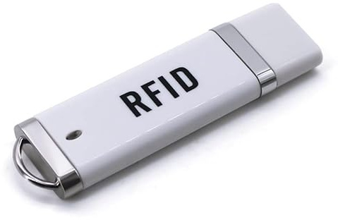RFID Lesegerät HD-RD60 HDWR, kontaktloser Kartenleser und Kartenlesegerät, Card Reader mit USB, Beste Schlüsselkarte für Chipkarten, Zugangskontrolle