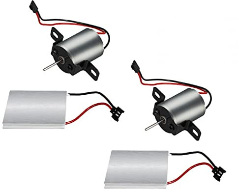 HOHOVYVY Kaminventilator, Wärmebetriebene Kaminlüfter Ersatzteile Motor Generator Set, Kamin Ventilator Generator Motor Zubehör Set, Kamin Gebläse Lüfter Set, Ersatz Kit für Holzofenventilator