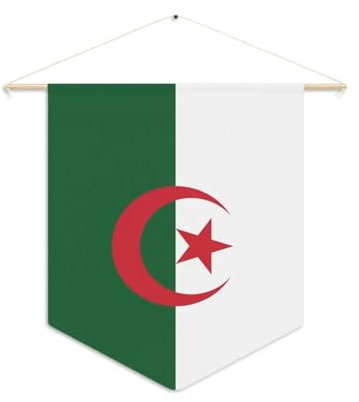 Fanion Drapeau Algérie en Polyester 30x45cm