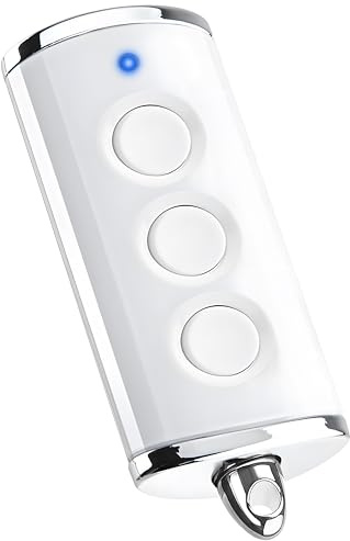 AKVF Télécommande Porte de Garage pour HORMANN BiSecur HSE4-868-BS, HSE2-868-BS, HS4-868-BS, Compatible avec HORMANN ProMatic SupraMatic RollMatic RotaMatic Série Opérateur, Blanc