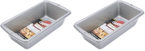 Wilton Recipe Right - Molde Rectangular para Pan, 21,25 x 11,25 cm (Paquete de 2)