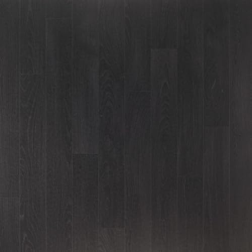 Black Modern Wood Effect Anti-Slip Vinyl Flooring For Kitchen, Bathroom, & Living Room, 2.3mm Thick Cushion Backed Vinyl Sheet, 2 Years Warranty-1m(3'3) X 2m(6'6)-2m²